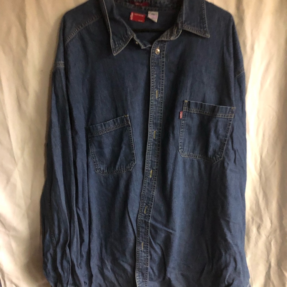 Levi's Blue Lightweight Denim Shirt Jacket